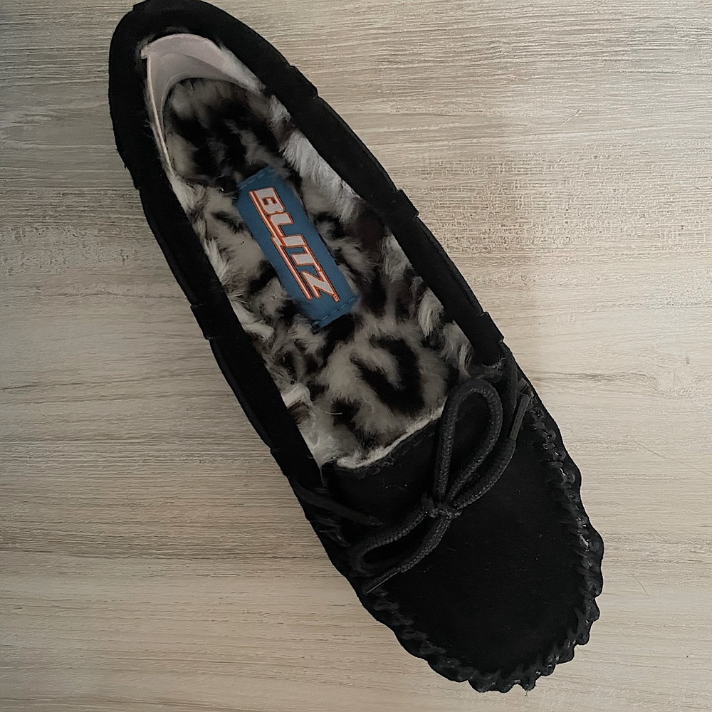 Black moccasins